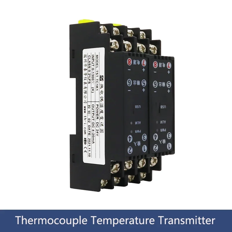 K-Type Thermocouple Isolation Temperature Transmitter - -200~1300°C Measuring Range, 0-5V/10V Output, Easy Calibration
K-Type Thermocouple Isolation Temperature Transmitter - -200~1300°C Measuring Range, 0-5V/10V Output, Easy Calibration