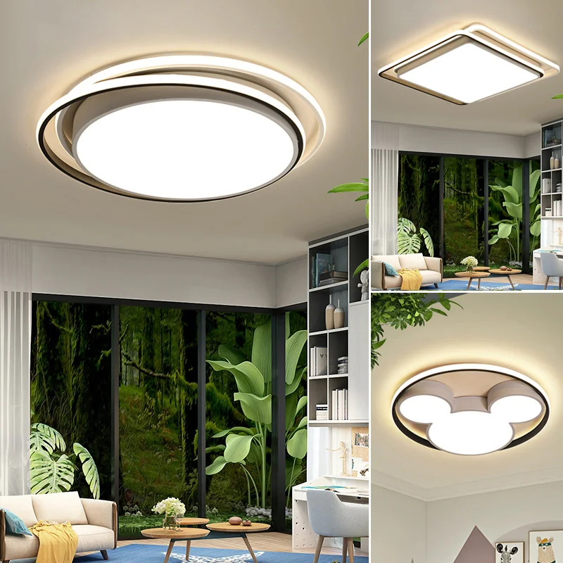 Led Ceiling Lamps Modern Bedroom Living Room Study Entrance Ceiling-Mounted Lamps Square Round Light Fixture Warm And Romantic
Led Ceiling Lamps Modern Bedroom Living Room Study Entrance Ceiling-Mounted Lamps Square Round Light Fixture Warm And Romantic