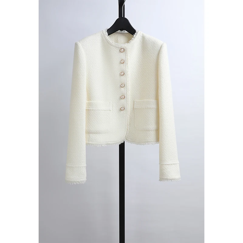 Casual Wool Blend ort Coat Jaet round Ne Fraance Sle Women's Spring Faion Outerwear Straight Leg Fit Button Closure
Casual Wool Blend ort Coat Jaet round Ne Fraance Sle Women's Spring Faion Outerwear Straight Leg Fit Button Closure