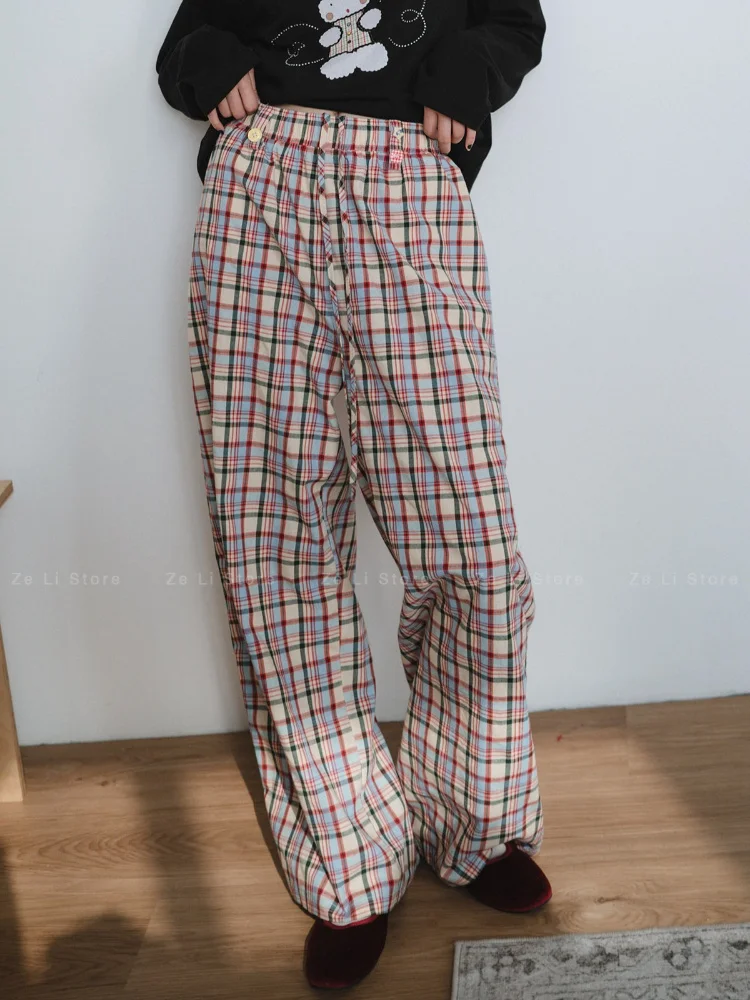 Women's Loose Fit Color Block Pants Korean Style East Gate High Quality Spring Summer Thin Button Decorative Design Casual Jeans
Women's Loose Fit Color Block Pants Korean Style East Gate High Quality Spring Summer Thin Button Decorative Design Casual Jeans