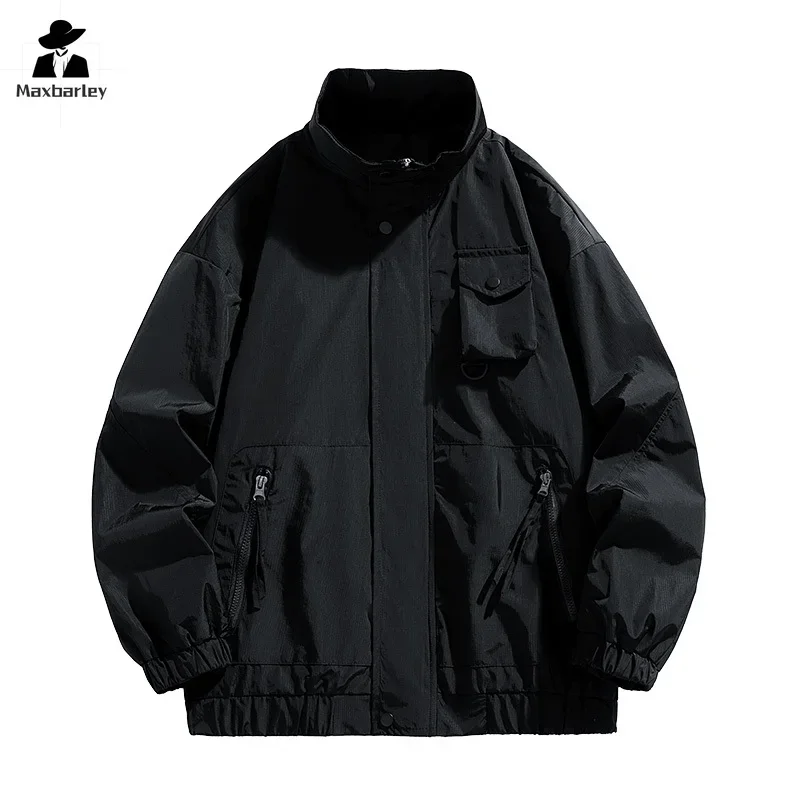 Men's Jacket Autumn New Solid Color Multi-Pocket Casual Loose Outdoor Camping Harajuku windbreaker Mountaineering Work Jacket
Men's Jacket Autumn New Solid Color Multi-Pocket Casual Loose Outdoor Camping Harajuku windbreaker Mountaineering Work Jacket