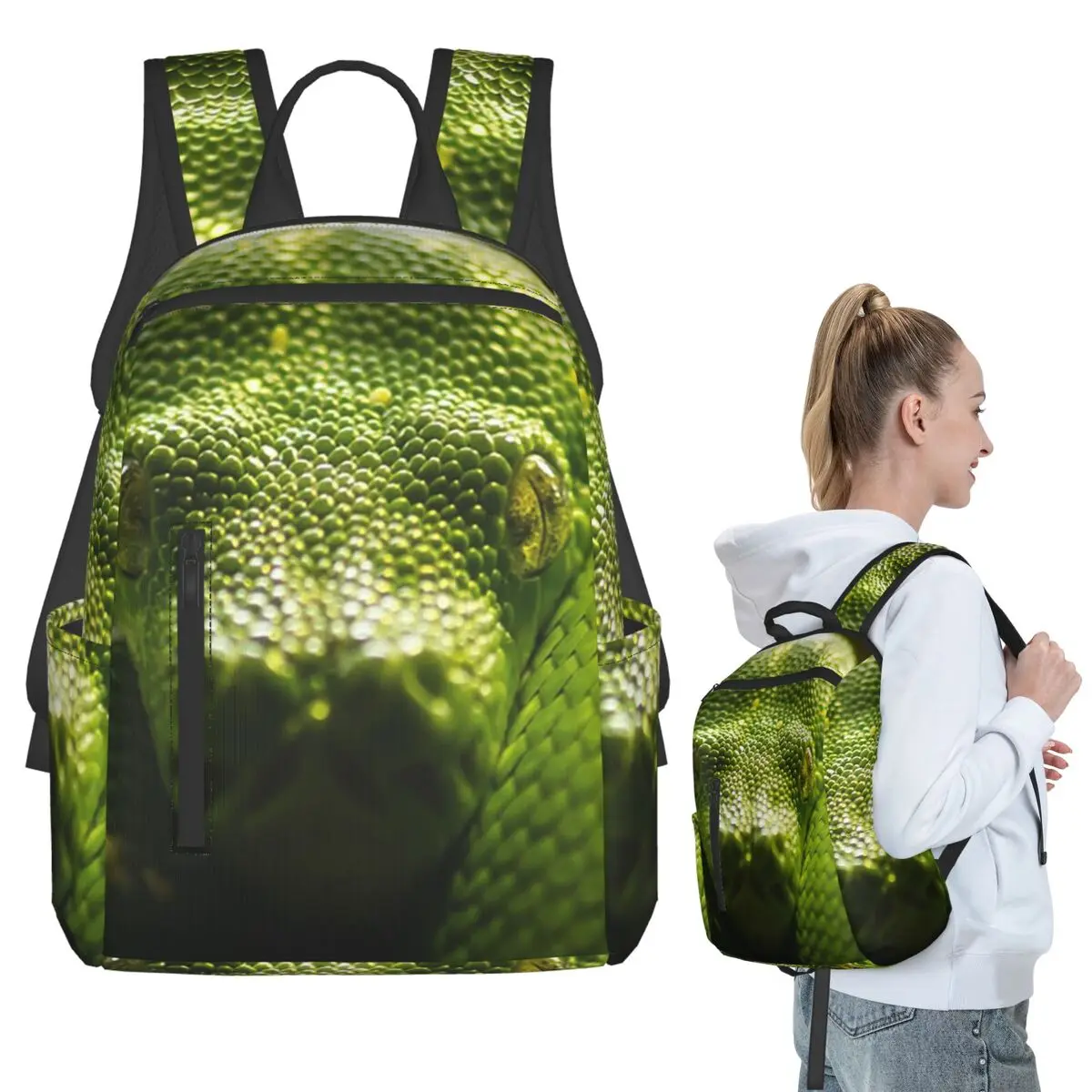 Green Aboriginal Style Snake Print Backpack Student BookBag Kids School Bag Laptop Shoulder Bags Men Women
Green Aboriginal Style Snake Print Backpack Student BookBag Kids School Bag Laptop Shoulder Bags Men Women