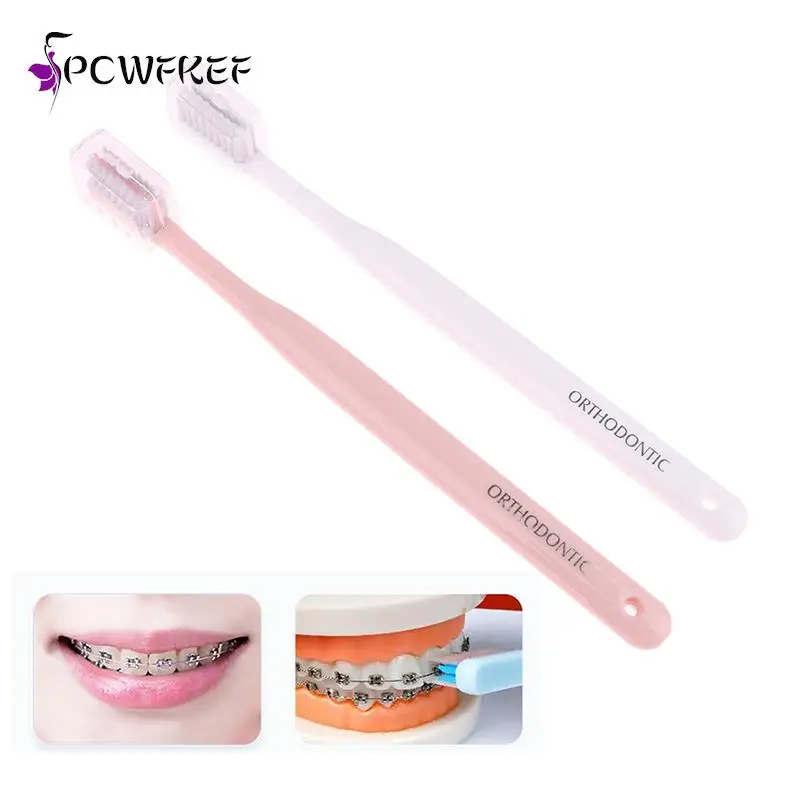 1PC Clean Orthodontic Braces Adult Orthodontic Toothbrushes Dental Tooth Brush Soft Bristle Toothbrush For Oral Health Care
1PC Clean Orthodontic Braces Adult Orthodontic Toothbrushes Dental Tooth Brush Soft Bristle Toothbrush For Oral Health Care