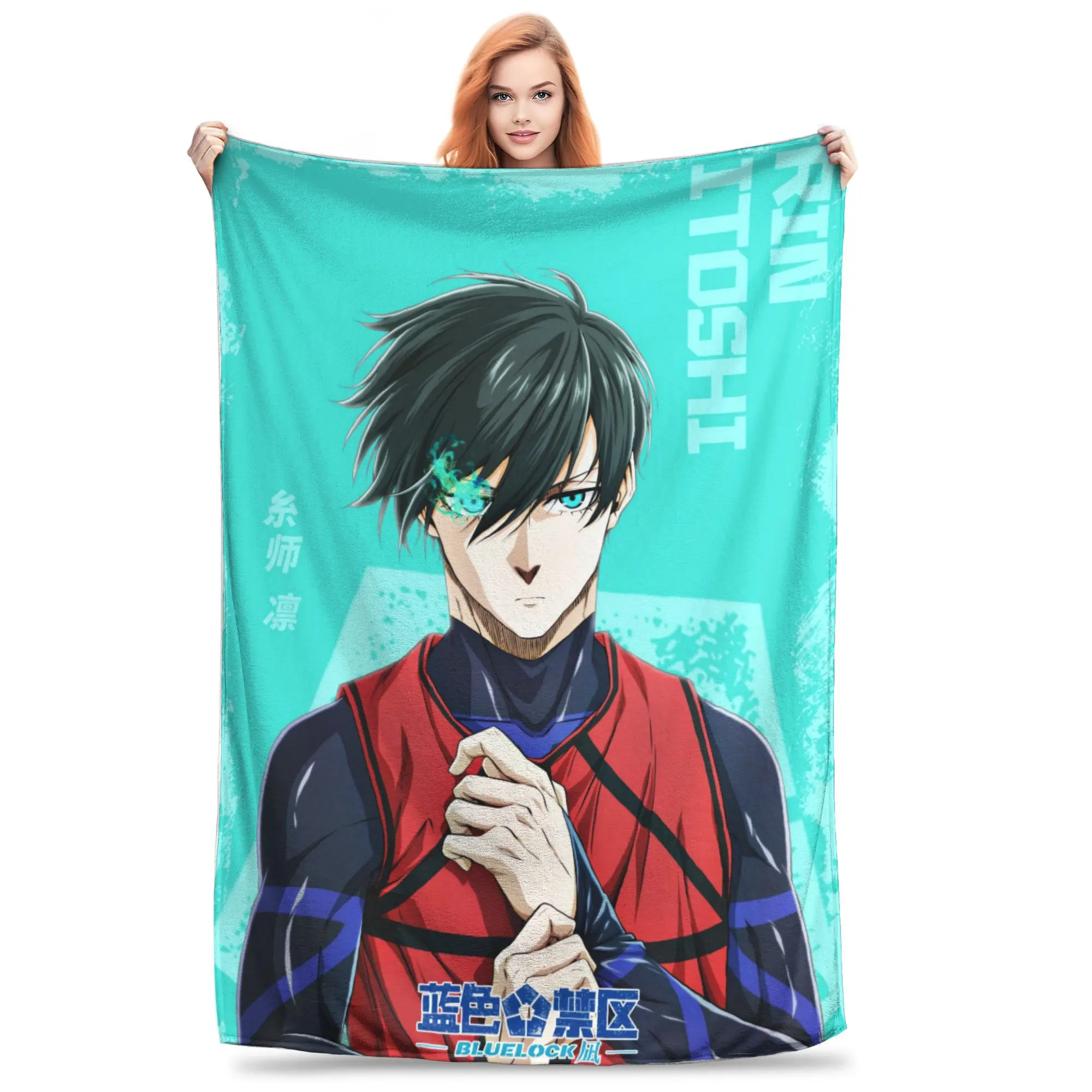 Anime Blue Lock Blankets Flannel Summer Portable Soft Throw Blanket for Bedding Bedroom Bedspreads,
Anime Blue Lock Blankets Flannel Summer Portable Soft Throw Blanket for Bedding Bedroom Bedspreads,