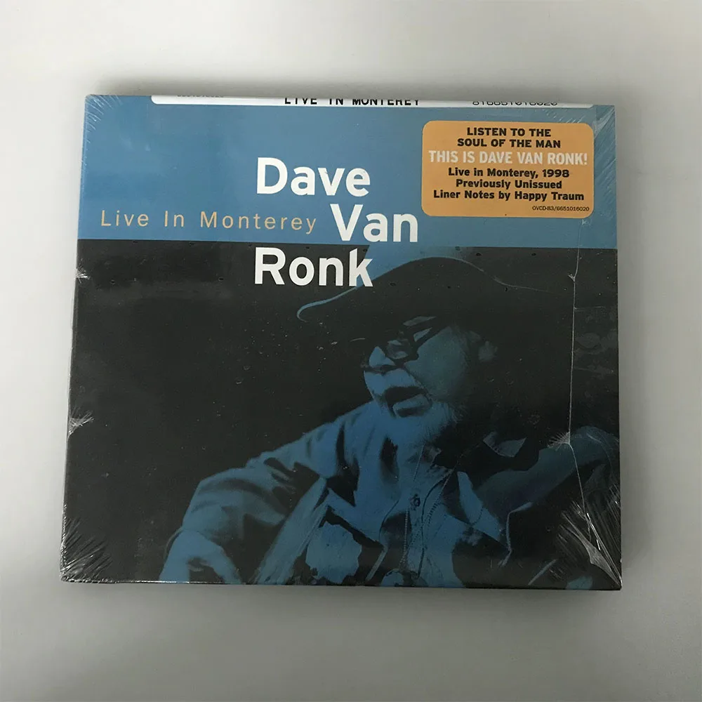 CD This Is The Live Album 'Live in Monterey' By The Legendary American Folk Singer Dave Van Ronk.2004 (previously Undisclosed)
CD This Is The Live Album 'Live in Monterey' By The Legendary American Folk Singer Dave Van Ronk.2004 (previously Undisclosed)