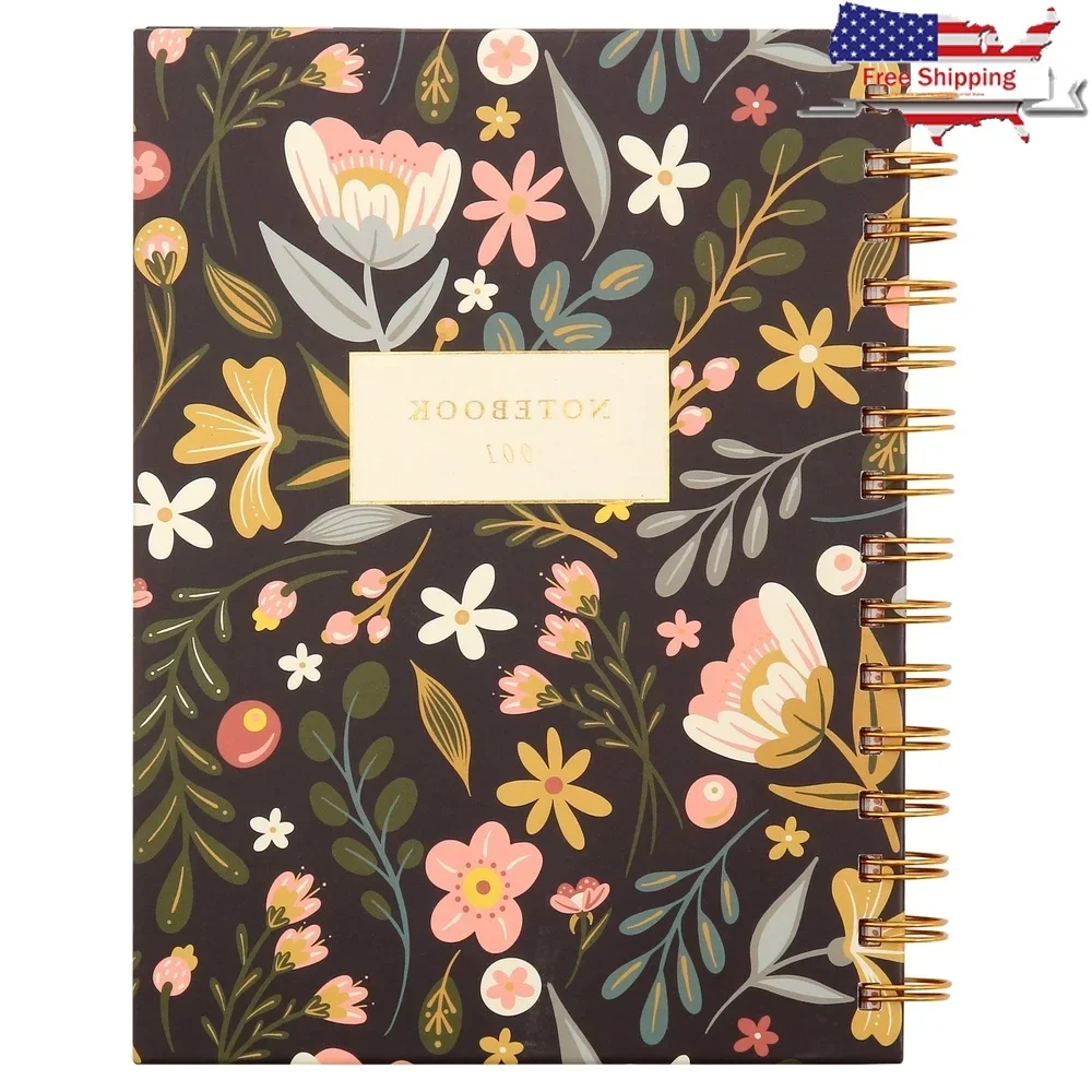 Спиральный журнал в твердом переплете с цветочным дизайном включает листы с наклейками. Прочный карманный компактный блокнот с 192 линейками страниц.
Спиральный журнал в твердом переплете с цветочным дизайном включает листы с наклейками. Прочный карманный компактный блокнот с 192 линейками страниц.