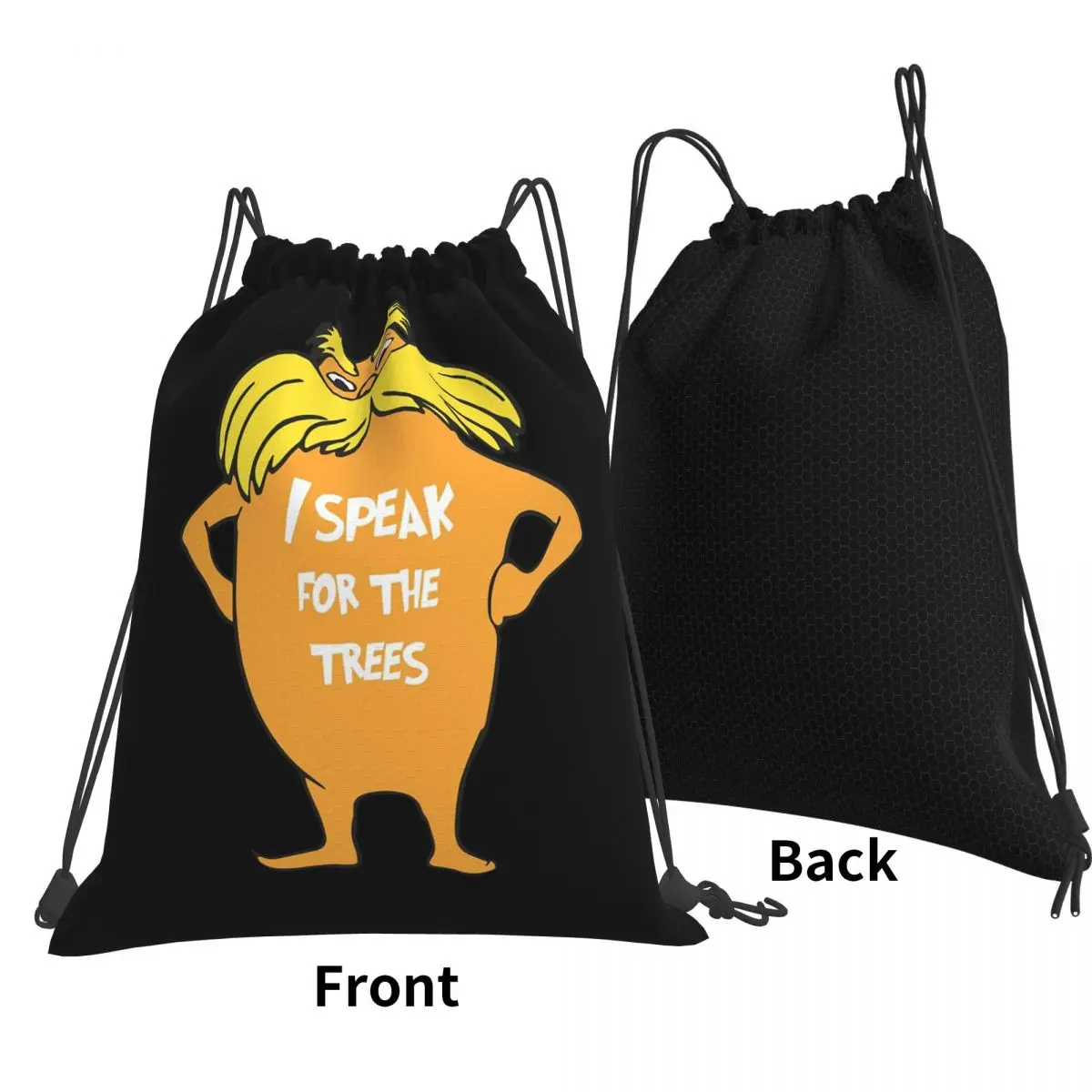 Lorax I Speak For The Trees So Cute Backpacks Multi-function Drawstring Bags Sports Bag Book Bags for Travel School
Lorax I Speak For The Trees So Cute Backpacks Multi-function Drawstring Bags Sports Bag Book Bags for Travel School