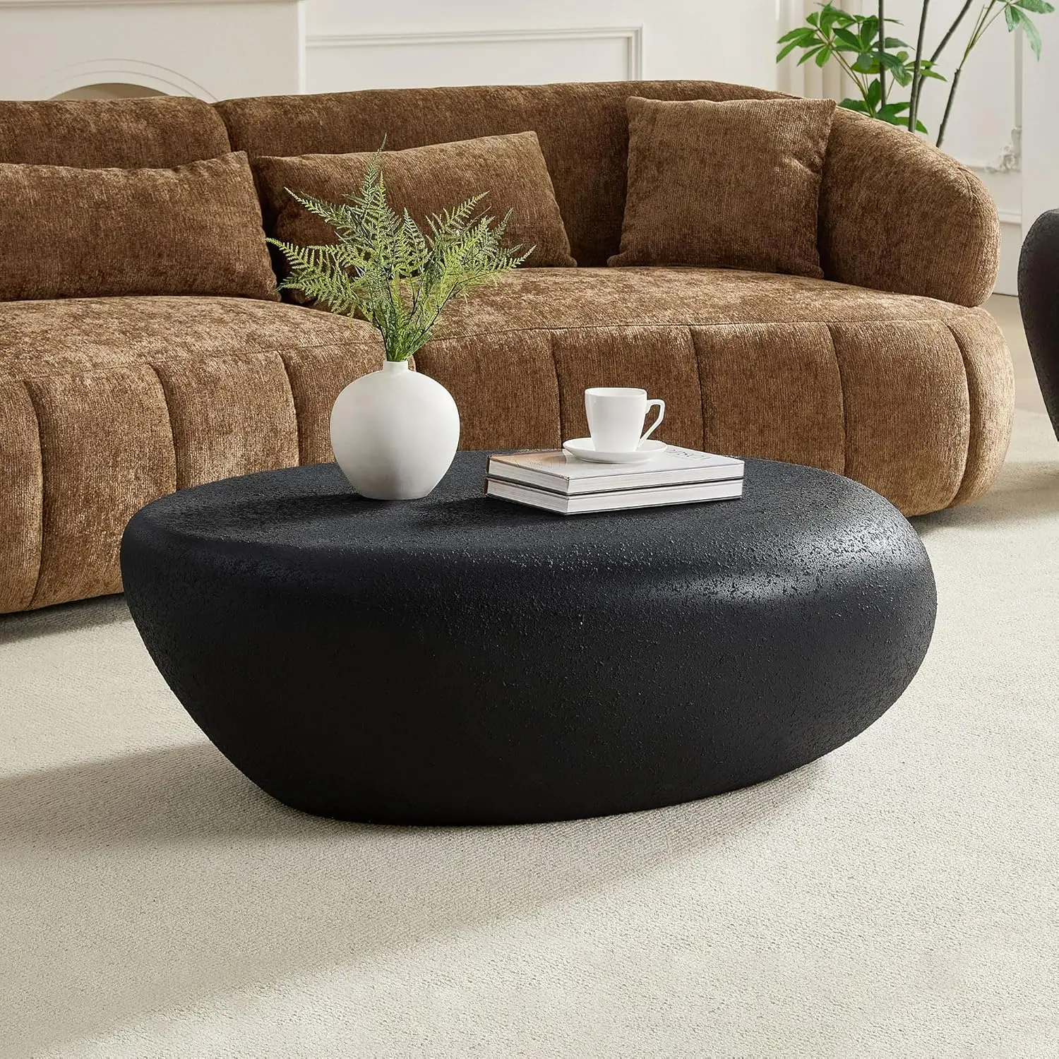 No Assembly Required Oval Coffee Table, 43.3" Curved Fiberglass Center Table for Living Room, Modern Elliptical, Customized
No Assembly Required Oval Coffee Table, 43.3" Curved Fiberglass Center Table for Living Room, Modern Elliptical, Customized
