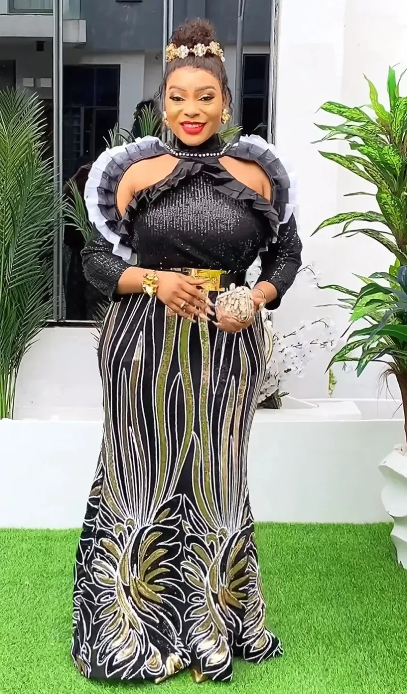 2025 Luxury Sequin Dresses Dubai African For Women Wedding Party Prom Evening Gown Long Mermaid Dress Dashiki Africa Clothing
2025 Luxury Sequin Dresses Dubai African For Women Wedding Party Prom Evening Gown Long Mermaid Dress Dashiki Africa Clothing