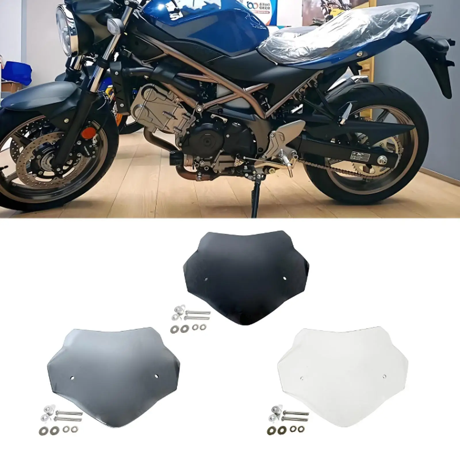 Motorcycle Windshield Accessories Sturdy Scratch Resistance Replaces Wind Deflector Spoiler Protector for Sv650 Sv 650 2016
Motorcycle Windshield Accessories Sturdy Scratch Resistance Replaces Wind Deflector Spoiler Protector for Sv650 Sv 650 2016
