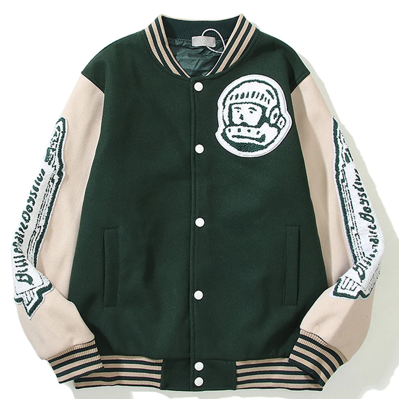 Hip Hop Men Varsity Jacket Harajuku Vintage Bomber Jackets Astronaut Loose Sport Baseball Uniform Boyfriend Style Streetwear New
Hip Hop Men Varsity Jacket Harajuku Vintage Bomber Jackets Astronaut Loose Sport Baseball Uniform Boyfriend Style Streetwear New