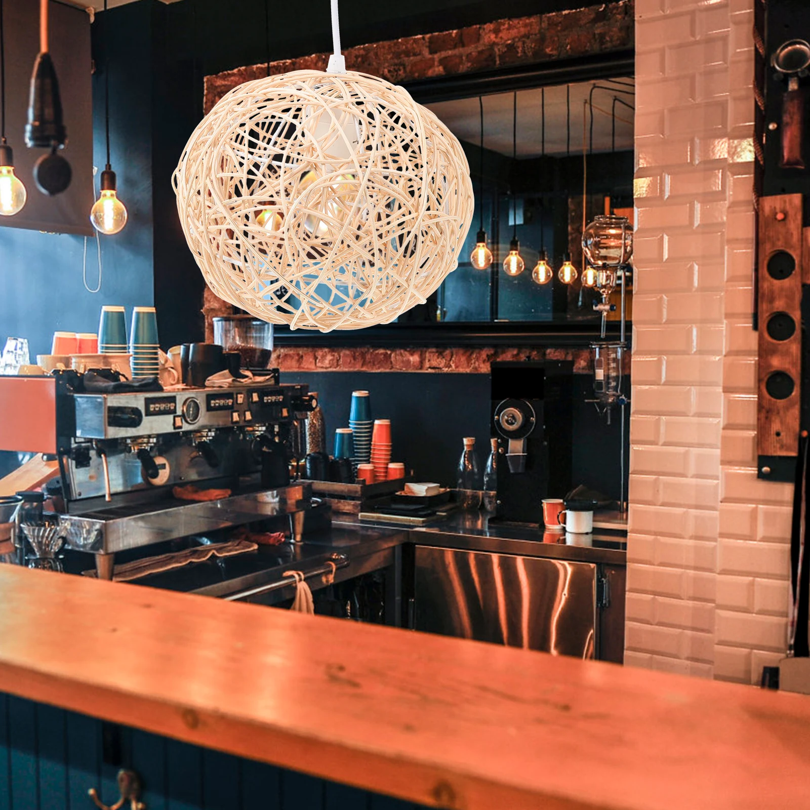 Rattan Ch Woven Hanging Lamp Durable Bar Shop Restaurant Party Decoration Ceiling Light Pendant Lamp
Rattan Ch Woven Hanging Lamp Durable Bar Shop Restaurant Party Decoration Ceiling Light Pendant Lamp