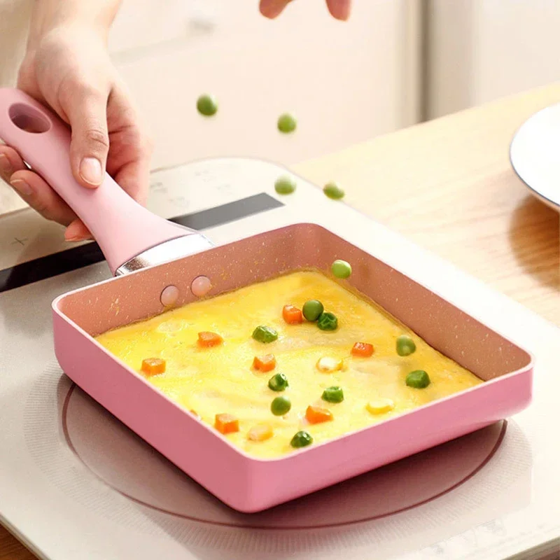 Japanese Style Retangular Omelette Pan Tamagoyaki Egg Pan, Nonstick Maifan Stone, Anti-Scalding Handle Small Frying Pan Suitable
Japanese Style Retangular Omelette Pan Tamagoyaki Egg Pan, Nonstick Maifan Stone, Anti-Scalding Handle Small Frying Pan Suitable