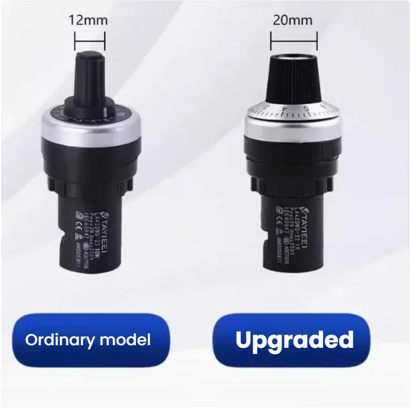 Upgraded LA42DWQ-22 Potentiometer Precision Singleturn Governor/Potentiometer LA42DWQ-22 1K 2k 5k 10k200R 500R
Upgraded LA42DWQ-22 Potentiometer Precision Singleturn Governor/Potentiometer LA42DWQ-22 1K 2k 5k 10k200R 500R