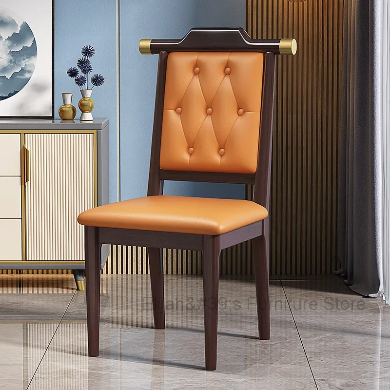 New Chinese Dining Chair Stool Solid Rose Wood Backrest Soft Trendy Living Room Dining Chair Wooden Meuble Home Furniture
New Chinese Dining Chair Stool Solid Rose Wood Backrest Soft Trendy Living Room Dining Chair Wooden Meuble Home Furniture