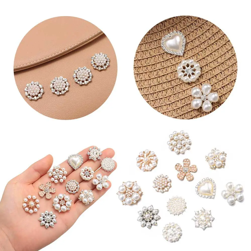 5PCS Sparkling Hat Accessories Crystal Pearl Hairpins Rhinestone Buttons Pearl Button Headwear Accessories
5PCS Sparkling Hat Accessories Crystal Pearl Hairpins Rhinestone Buttons Pearl Button Headwear Accessories
