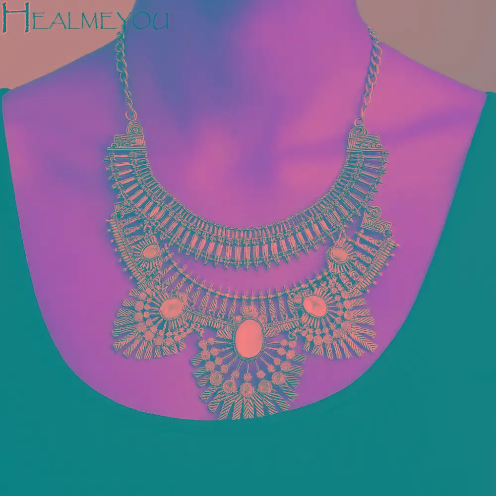 Vintage Rhinestone Exaggerated Necklace Tassel Alloy Ethnic Style Jewelry Accessories Neck Jewelry Bohemian Style Necklace 
Vintage Rhinestone Exaggerated Necklace Tassel Alloy Ethnic Style Jewelry Accessories Neck Jewelry Bohemian Style Necklace