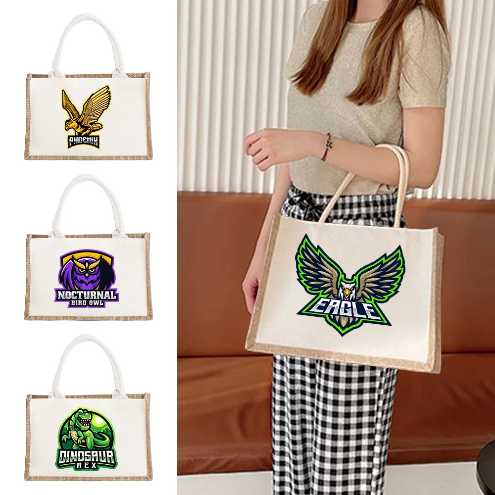 Large Capacity Tote Bag Environmental Protection Linen Bag Handbag Lightweight Commuting Shoulder Bag Teamlogo Series
Large Capacity Tote Bag Environmental Protection Linen Bag Handbag Lightweight Commuting Shoulder Bag Teamlogo Series