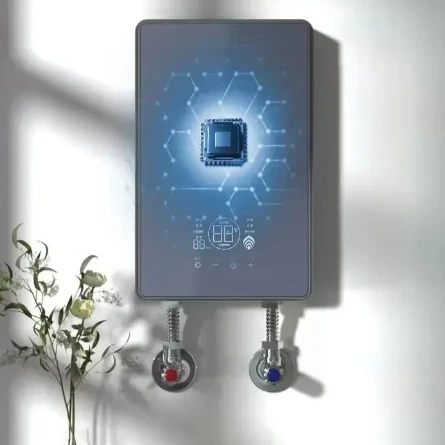 Электрический водонагреватель с переменной частотой и постоянной температурой, ультратонкий мгновенный нагрев для дома, небольшой ванны и парикмахерской 
Электрический водонагреватель с переменной частотой и постоянной температурой, ультратонкий мгновенный нагрев для дома, небольшой ванны и парикмахерской