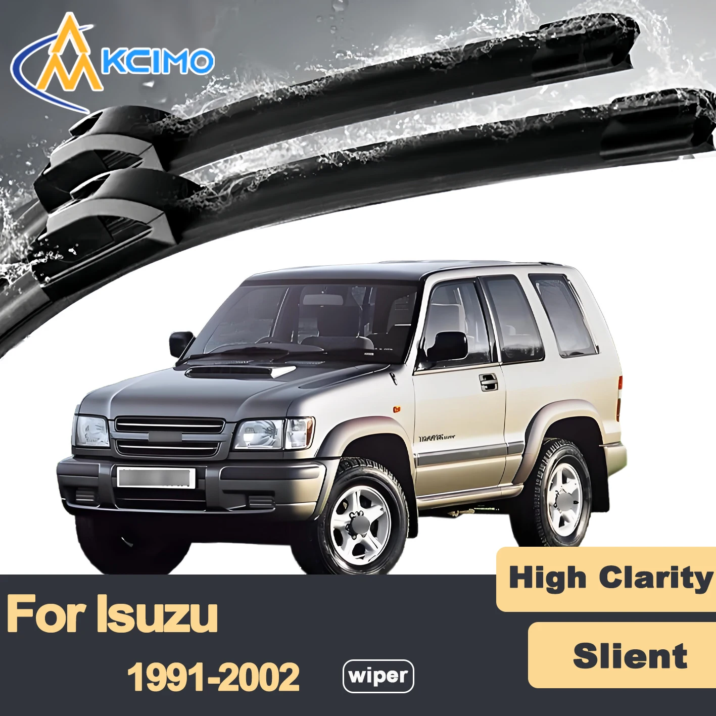 Premium Rubber Durable Silent Windshield Wiper Blades 2pcs for Isuzu Trooper 1991-2002 Bighorn Acura SLX Chevrolet Trooper
Premium Rubber Durable Silent Windshield Wiper Blades 2pcs for Isuzu Trooper 1991-2002 Bighorn Acura SLX Chevrolet Trooper