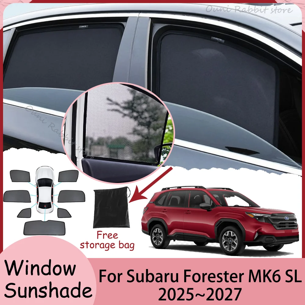 For Subaru Forester MK6 SL 2025~2027 2026 Car Magnetic Mesh Privacy Sunshade Side Window Sun Shade Sunscreen Interior Accessorie
For Subaru Forester MK6 SL 2025~2027 2026 Car Magnetic Mesh Privacy Sunshade Side Window Sun Shade Sunscreen Interior Accessorie