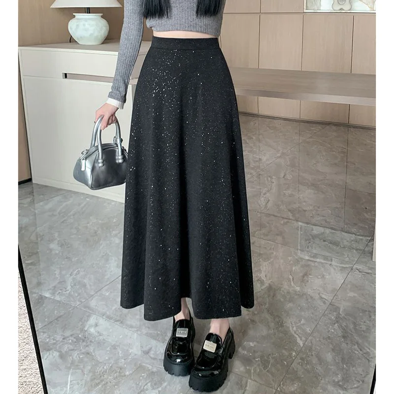 2026 Girls Designer High Waist Bling Midi Skirts Lady Fashion Casual Thin A-line Dress Women Korean Slim Fit Skirts
2026 Girls Designer High Waist Bling Midi Skirts Lady Fashion Casual Thin A-line Dress Women Korean Slim Fit Skirts