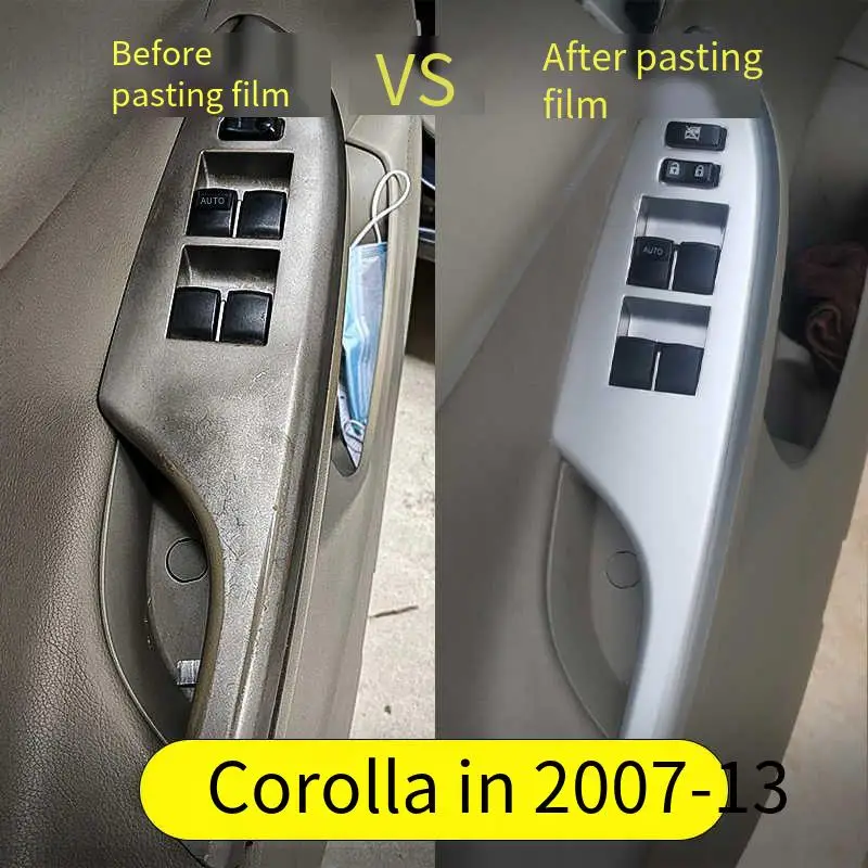 For Old Corolla 07-13 lift panel 3D/5D Carbon Fiber Car-styling Interior Cover Console Color Sticker Decals Product Accessories
For Old Corolla 07-13 lift panel 3D/5D Carbon Fiber Car-styling Interior Cover Console Color Sticker Decals Product Accessories