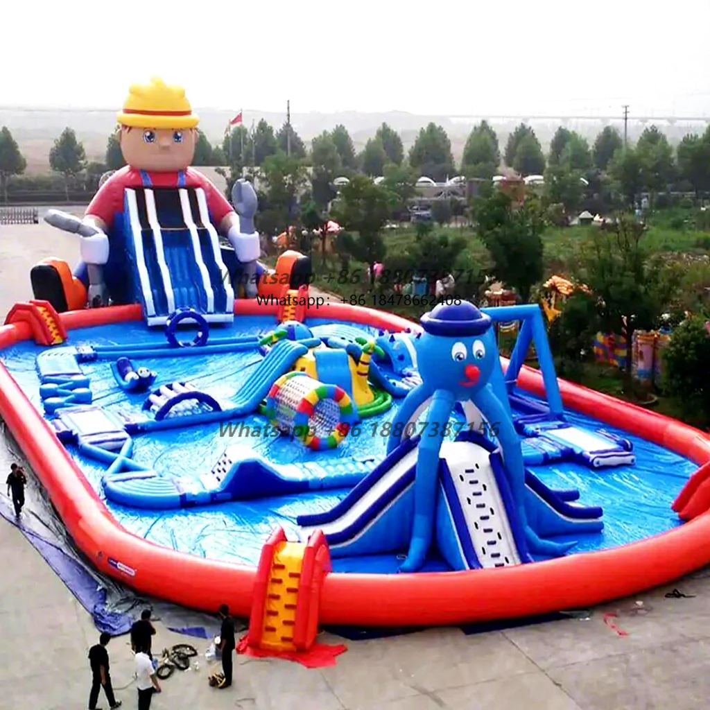 New Water Play Equipment Park Inflatable Water Slide for Swimming Pool Outdoor Playground
New Water Play Equipment Park Inflatable Water Slide for Swimming Pool Outdoor Playground