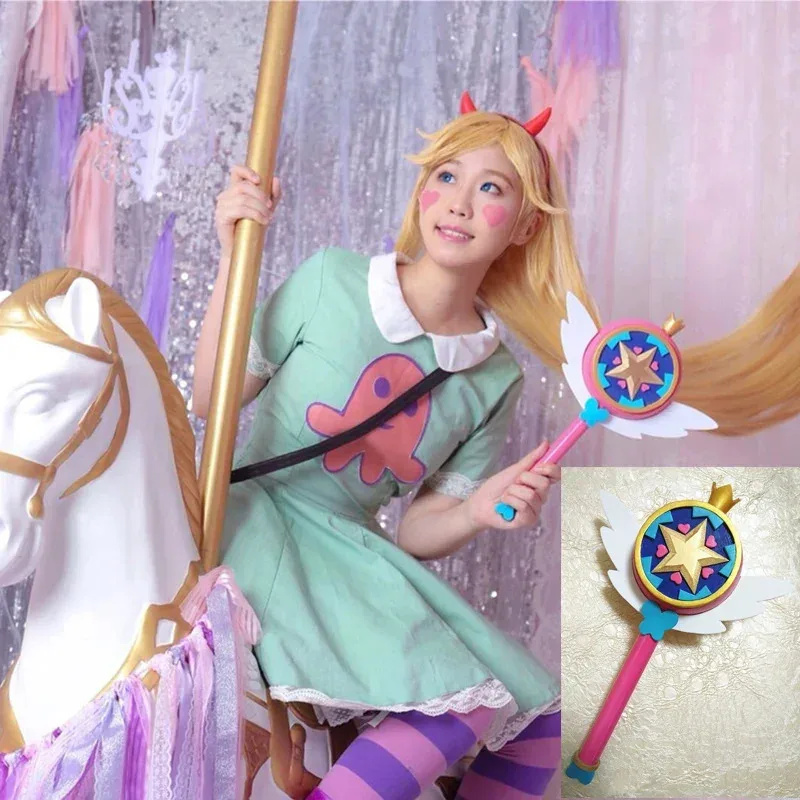 Princess Star Butterfly Wands Cosplay Props Magic Stick Wand Halloween Christmas Props Girls Gifts 40-50CM Props and Head MF3985
Princess Star Butterfly Wands Cosplay Props Magic Stick Wand Halloween Christmas Props Girls Gifts 40-50CM Props and Head MF3985