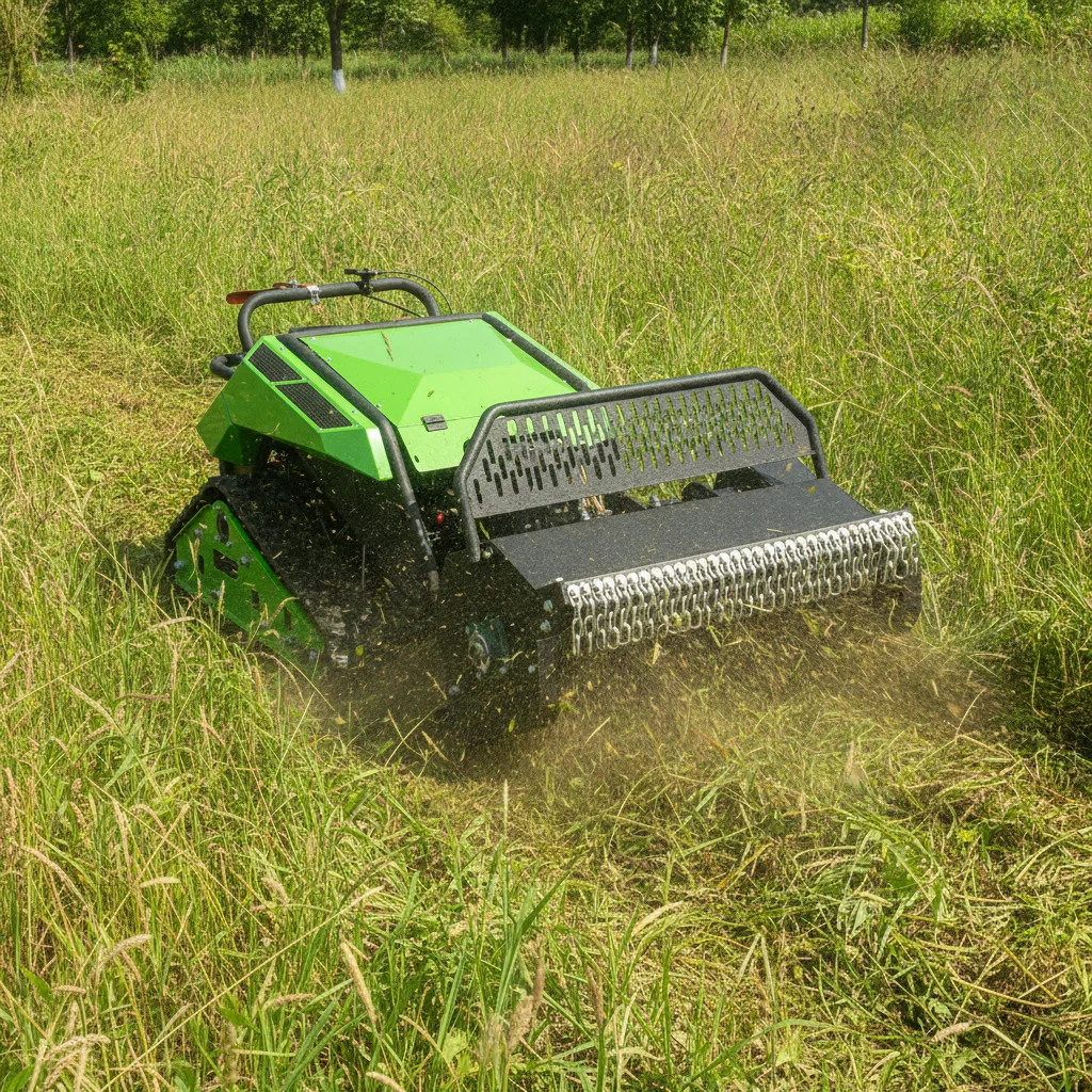 Portable Crawler Remote Control Lawn Mower Electric RC Grass Trimmer Rubber Track Easy Operation For Farm Landscape
Portable Crawler Remote Control Lawn Mower Electric RC Grass Trimmer Rubber Track Easy Operation For Farm Landscape