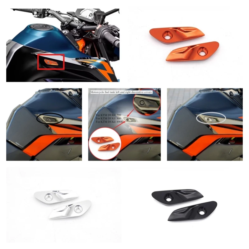 Motorcycle CNC aluminum alloy fuel tank left and right decorative covers for KTM DUKE790 DUKE 790 890 890R fuel tank covers
Motorcycle CNC aluminum alloy fuel tank left and right decorative covers for KTM DUKE790 DUKE 790 890 890R fuel tank covers