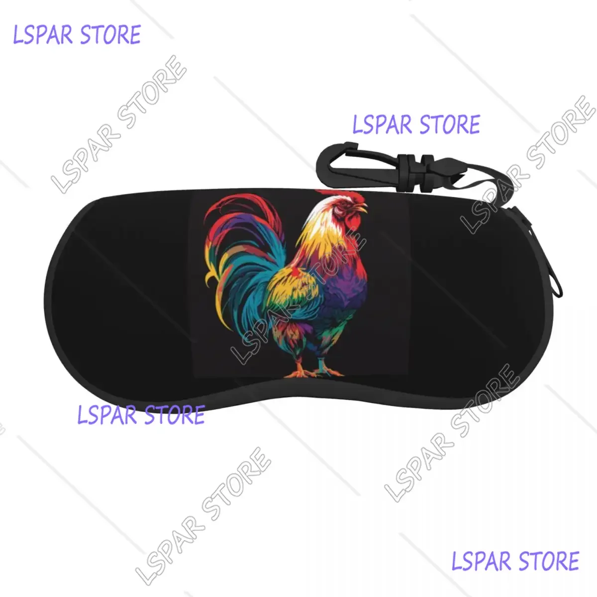 Glasses Case Colorful Rooster Pop Art Style Portable Zipper Glasses Case Unglasses Cover Glasses Storage Case
Glasses Case Colorful Rooster Pop Art Style Portable Zipper Glasses Case Unglasses Cover Glasses Storage Case