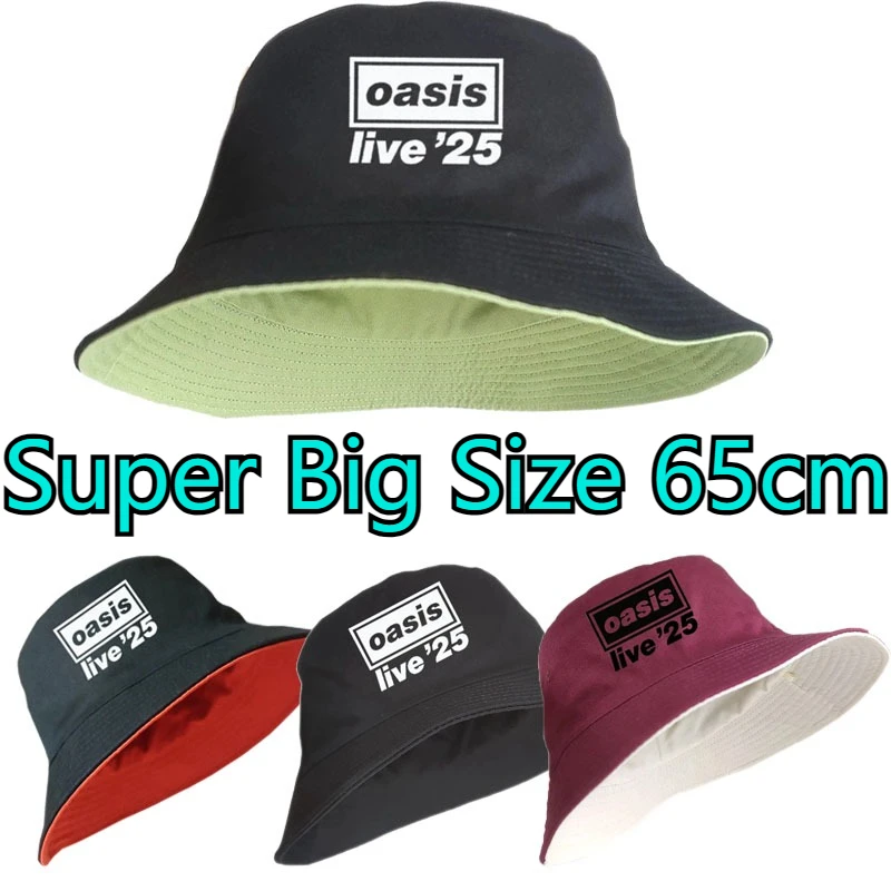 Oasis Prints Large Size XXL 65cm Bucket Hats Enlarged Deepening Big Head Double-sided Fisherman Hat Men Hip Hop Sun Hats Panama
Oasis Prints Large Size XXL 65cm Bucket Hats Enlarged Deepening Big Head Double-sided Fisherman Hat Men Hip Hop Sun Hats Panama