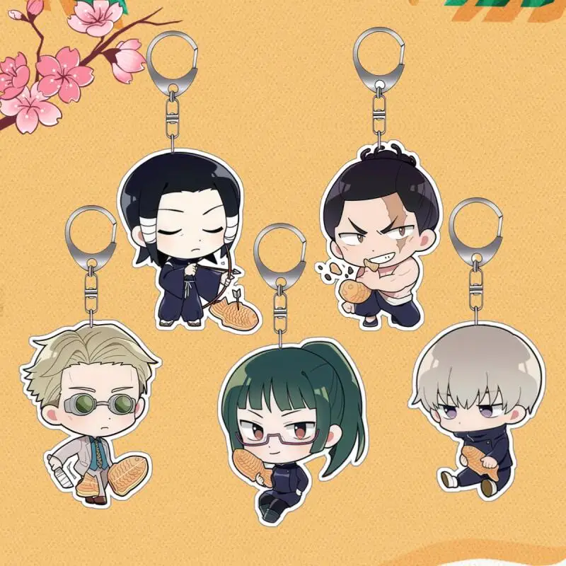 Anime Acrylic Key Ring for Jjk Aoi Todo Noritoshi Kamo Kento Nanami Maki Zenin Cute Taiyaki Series Student Backpack Pendant Gift
Anime Acrylic Key Ring for Jjk Aoi Todo Noritoshi Kamo Kento Nanami Maki Zenin Cute Taiyaki Series Student Backpack Pendant Gift