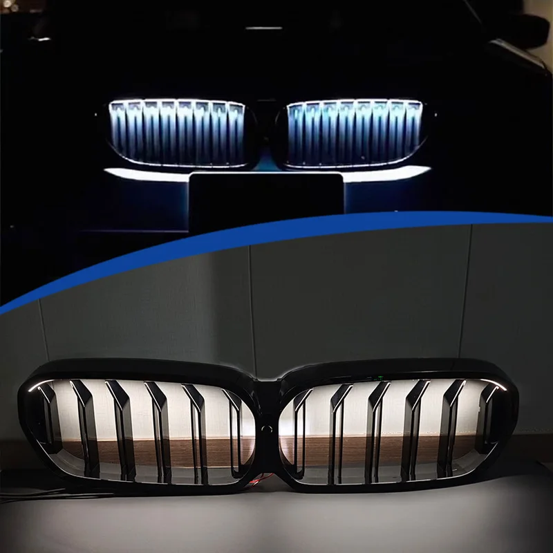 Для BMW 5 серии G30 2021-2023 годов: Встроенный LED-гриль с двойной/одинарной линией и гоночным дизайном, комплект обвеса
Для BMW 5 серии G30 2021-2023 годов: Встроенный LED-гриль с двойной/одинарной линией и гоночным дизайном, комплект обвеса
