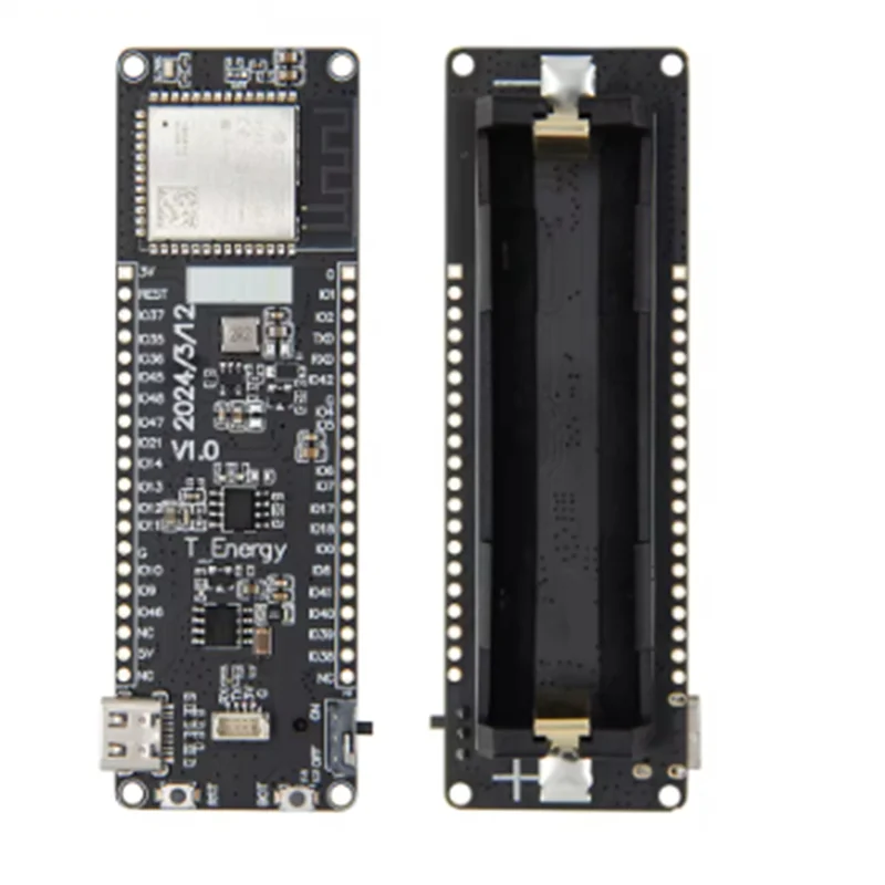 New!!T-Energy-S3 ESP32-S3 Development Board 16MB Flash WIFI Bluetooth Wireless Module With Charging Chip 18650 Battery Holder
New!!T-Energy-S3 ESP32-S3 Development Board 16MB Flash WIFI Bluetooth Wireless Module With Charging Chip 18650 Battery Holder
