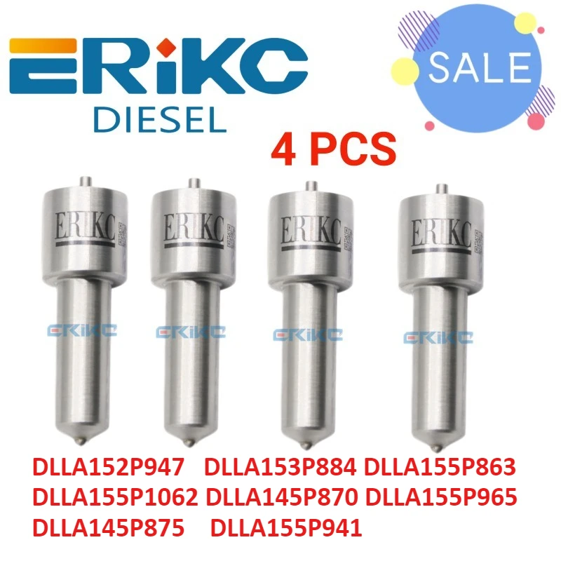 4PCS Diesel Injector Nozzle DLLA152P947 DLLA153P884 DLLA155P863 DLLA155P1062 DLLA145P870 DLLA155P965 DLLA145P875 DLLA155P941
4PCS Diesel Injector Nozzle DLLA152P947 DLLA153P884 DLLA155P863 DLLA155P1062 DLLA145P870 DLLA155P965 DLLA145P875 DLLA155P941