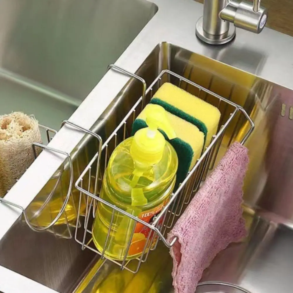 Hanging Sink Drain Basket 304 Stainless Steel Rustproof Kitchen Sponge Holder Strainer with Hanger Sink Drainer Rack
Hanging Sink Drain Basket 304 Stainless Steel Rustproof Kitchen Sponge Holder Strainer with Hanger Sink Drainer Rack