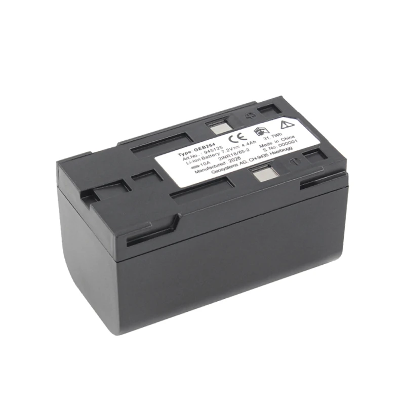 GEB264 Li-ion Battery 7.2V 4400mAh for Leic total station Surveying Instrument Replacement
GEB264 Li-ion Battery 7.2V 4400mAh for Leic total station Surveying Instrument Replacement