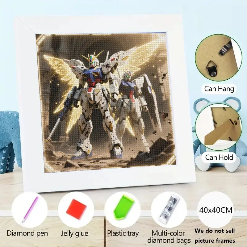 1 шт. 5D DIY комплект алмазной живописи, Epic Gundam Wing, мобильный костюм, меховой робот, аниме-арт, полная дрель, вышивка стразами, настенный декор
1 шт. 5D DIY комплект алмазной живописи, Epic Gundam Wing, мобильный костюм, меховой робот, аниме-арт, полная дрель, вышивка стразами, настенный декор