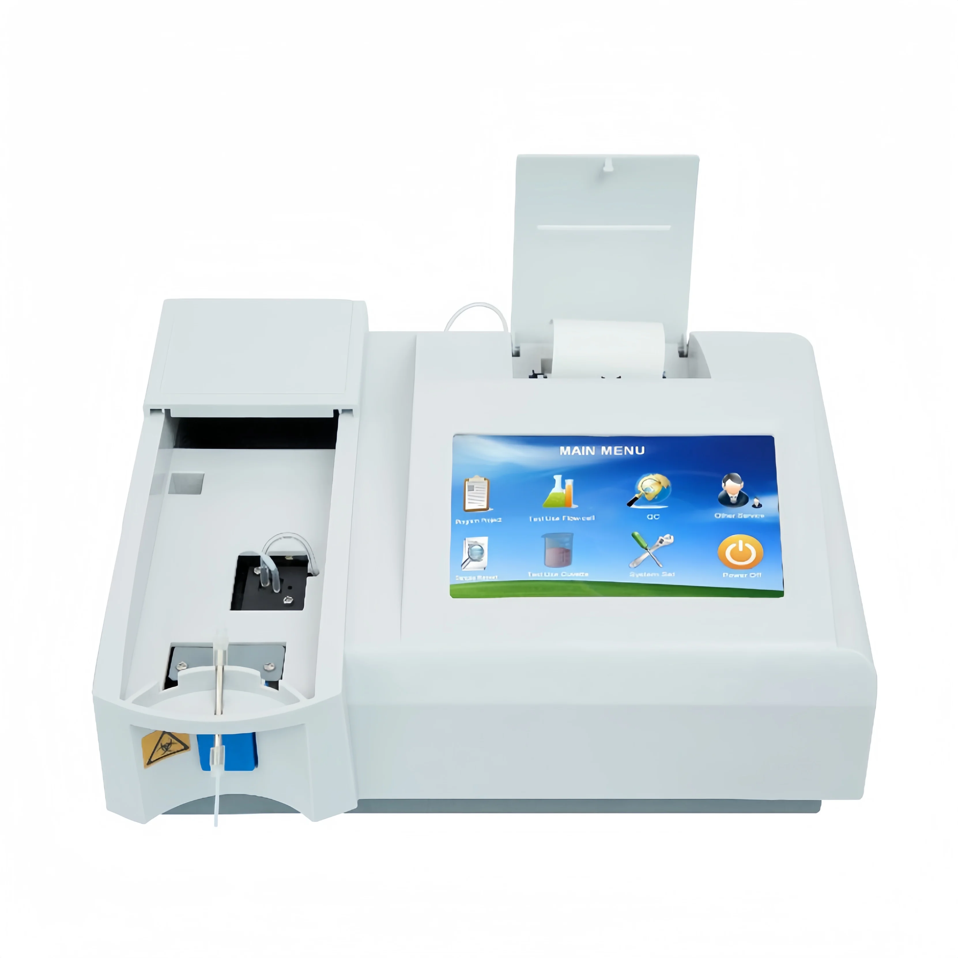 Laboratory Vet Clinical Touch Screen Blood Serum Plasma Test Analysis Biochemistry Semi-Auto Automated Chemistry Analyzer
Laboratory Vet Clinical Touch Screen Blood Serum Plasma Test Analysis Biochemistry Semi-Auto Automated Chemistry Analyzer
