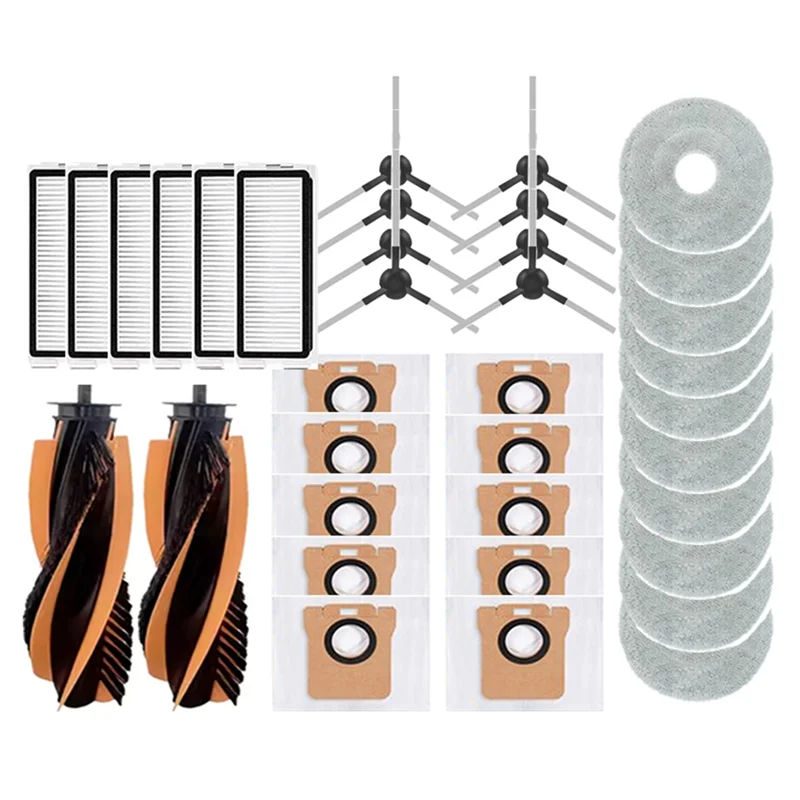 A27F-для робота-пылесоса JONR P20 PRO/T5 Pro, сменные аксессуары — основная боковая щетка, фильтр Hepa, детали тряпки для швабры
A27F-для робота-пылесоса JONR P20 PRO/T5 Pro, сменные аксессуары — основная боковая щетка, фильтр Hepa, детали тряпки для швабры