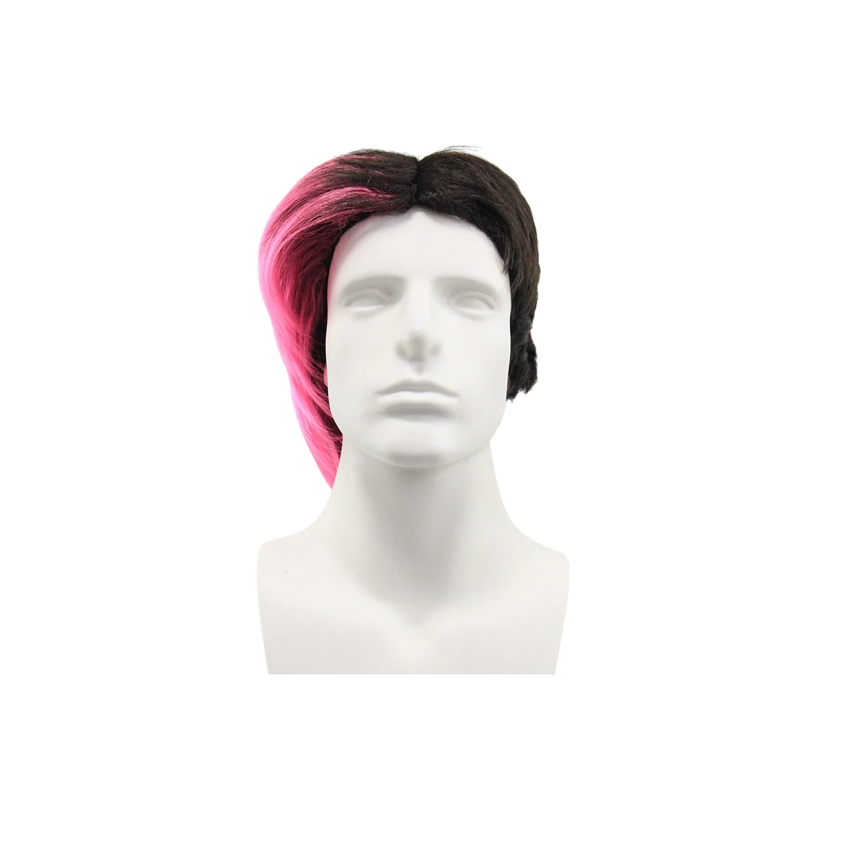 Anxin Brand Synthetic Fiber Wigs: Rose Red and Black Two-Tone Wig, Cool Long Style with Side Parting, Made from High-Quality High-Temperature Fiber, Suitable for Holiday Parties/Cosplay Activities
Anxin Brand Synthetic Fiber Wigs: Rose Red and Black Two-Tone Wig, Cool Long Style with Side Parting, Made from High-Quality High-Temperature Fiber, Suitable for Holiday Parties/Cosplay Activities