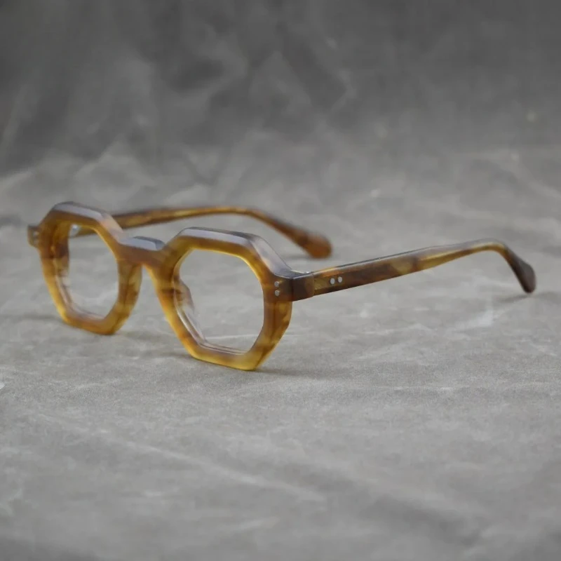 2025 Vintage Thick Polygon Acetate Glasses Frame Men's Handmade High Quality Optical Reading Prescription Eyewear for Women
2025 Vintage Thick Polygon Acetate Glasses Frame Men's Handmade High Quality Optical Reading Prescription Eyewear for Women