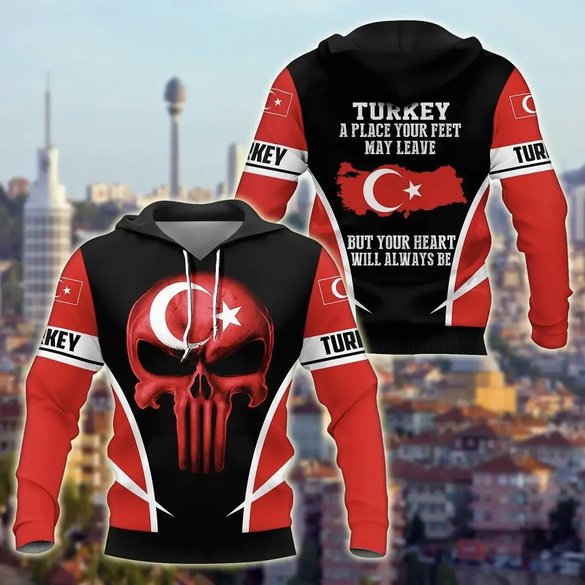 Custom Name Turkey Emblem Skull Pattern Hoodies Loose Men and Women Fashion Pullover Winter Casual Clothing Oversized Streetwear
Custom Name Turkey Emblem Skull Pattern Hoodies Loose Men and Women Fashion Pullover Winter Casual Clothing Oversized Streetwear
