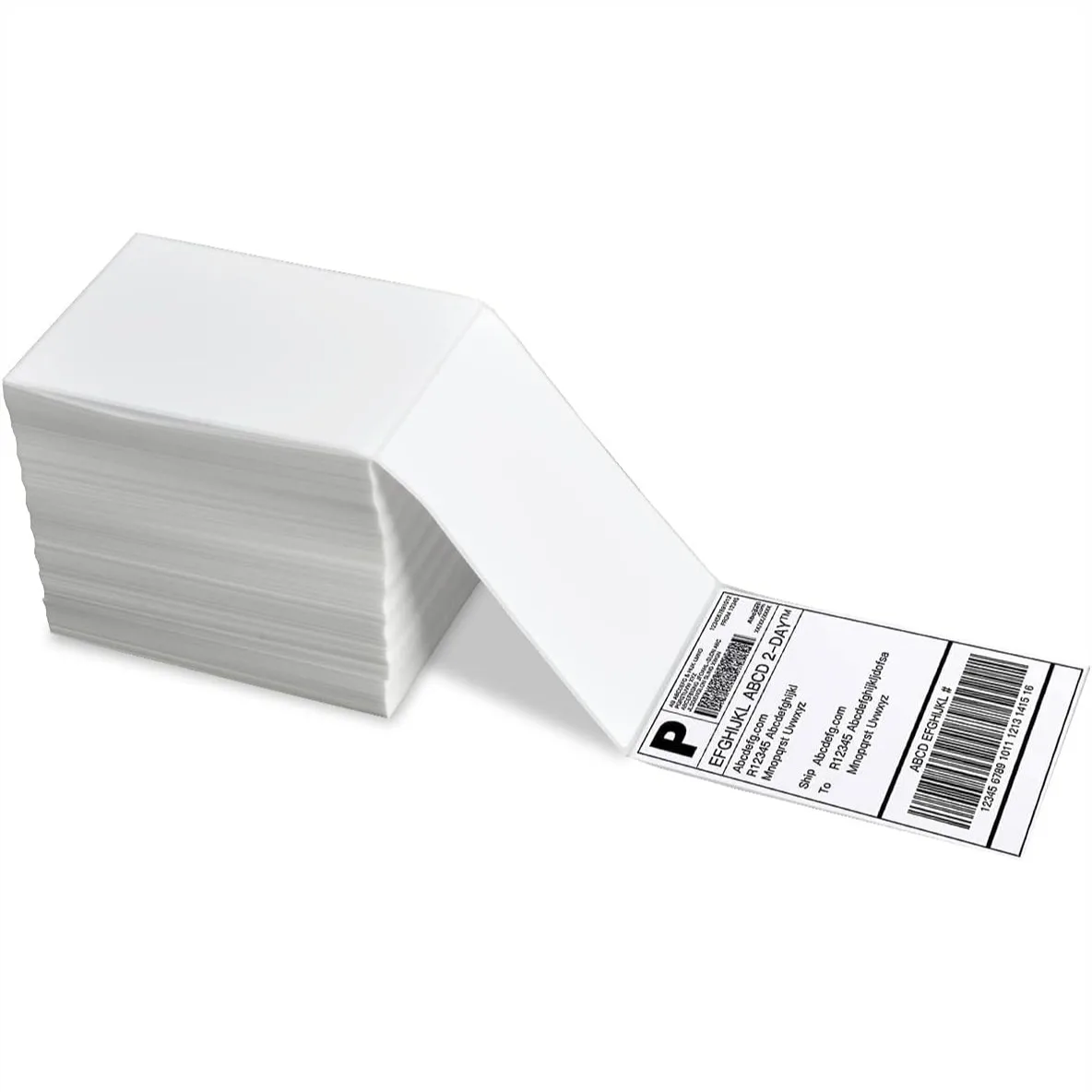Direct Thermal Shipping Labels 4x6, 500 Fanfold Labels with Strong Permanent Adhesive for Zebra Rollo Printers
Direct Thermal Shipping Labels 4x6, 500 Fanfold Labels with Strong Permanent Adhesive for Zebra Rollo Printers