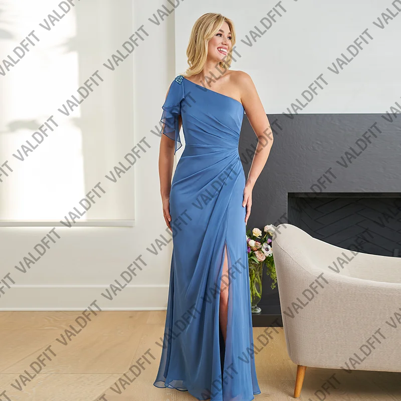 Customized Long Sheath Blue Mother of the Bride Dresses with Split Wedding Guest Dress vestidos elegantes para mamá de la novia
Customized Long Sheath Blue Mother of the Bride Dresses with Split Wedding Guest Dress vestidos elegantes para mamá de la novia