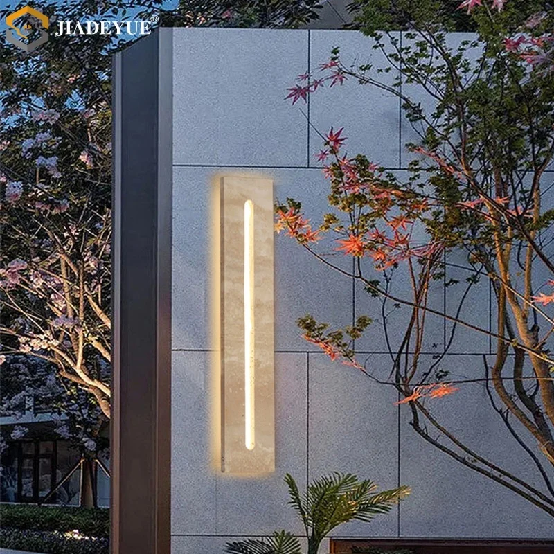 Outdoor waterproof long wall lamp IP65 yellow cave stone balcony courtyard villa living room background wall decorative light
Outdoor waterproof long wall lamp IP65 yellow cave stone balcony courtyard villa living room background wall decorative light