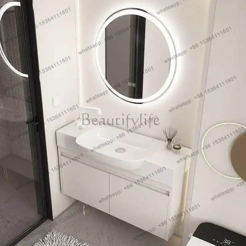 Bathroom Floor-to-ceiling washstand Ceramic integrated basin Washbasin
Bathroom Floor-to-ceiling washstand Ceramic integrated basin Washbasin