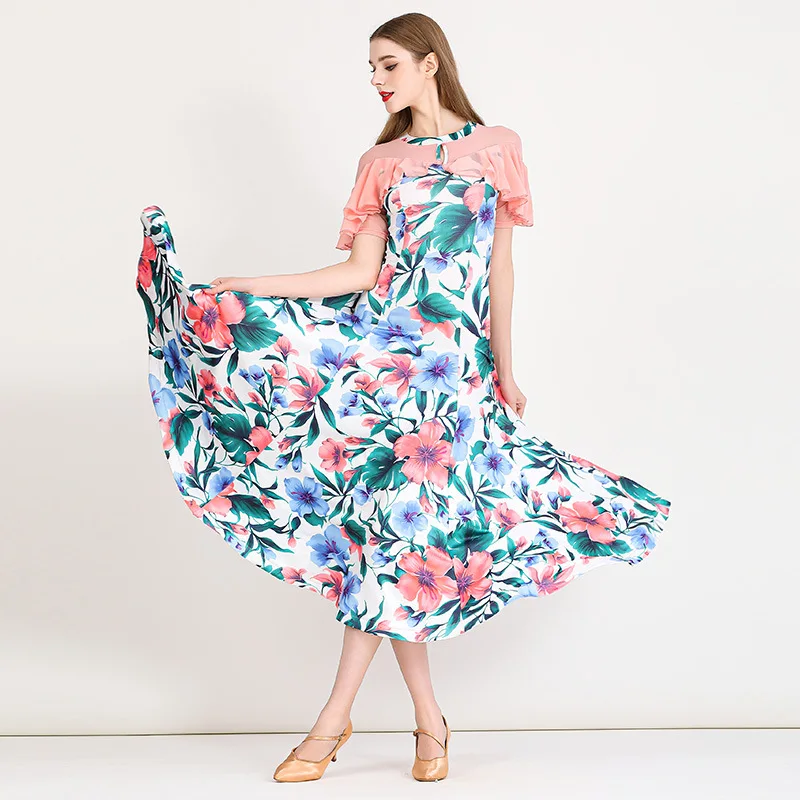 Customized Printed Modern Dance Dress MY896 National Standard Dress Waltz Social Dance Dress Ballroom Dance Competition Dresses
Customized Printed Modern Dance Dress MY896 National Standard Dress Waltz Social Dance Dress Ballroom Dance Competition Dresses
